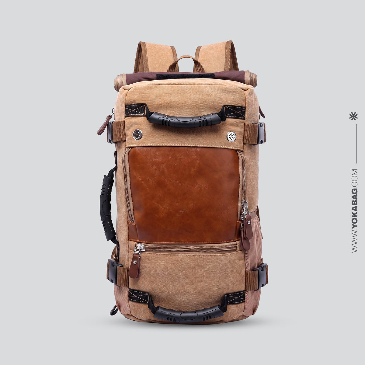 Sac à Dos de Voyage Vintage - Explorateur (Convertible) – vue 5 – Yokabag