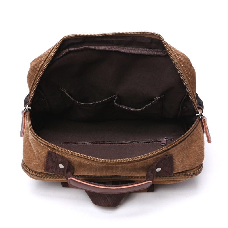 Sac à Dos de Voyage Vintage Homme | L'Baroudeur – vue 7 – Yokabag