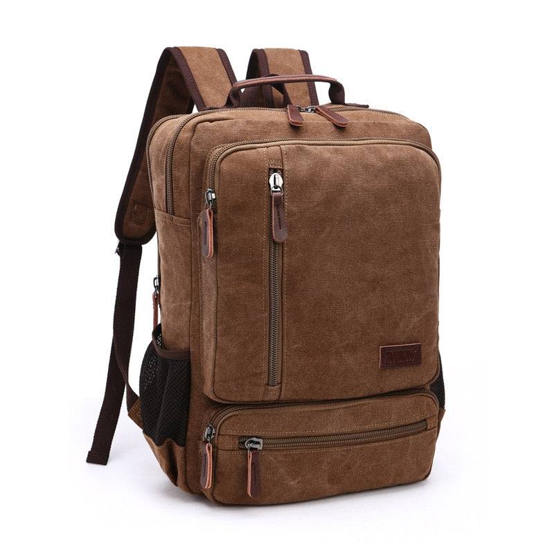 Sac à Dos de Voyage Vintage Homme | L'Baroudeur Marron – vue 5 – Yokabag