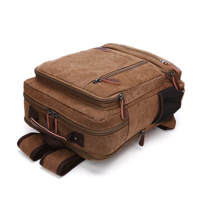 Sac à Dos de Voyage Vintage Homme | L'Baroudeur – vue 6 – Yokabag