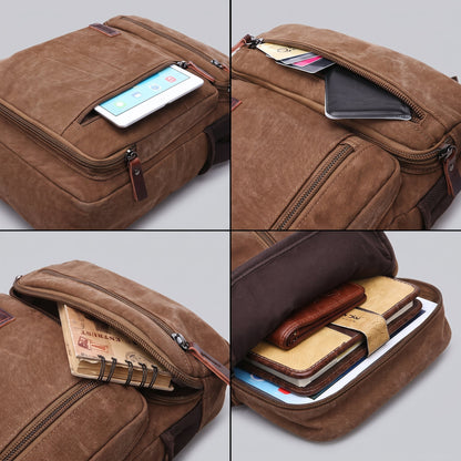 Sac à Dos de Voyage Vintage Homme | L'Baroudeur – vue 8 – Yokabag