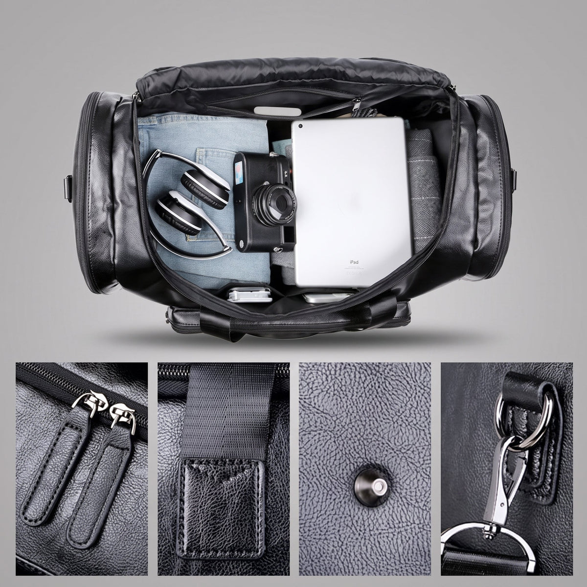 Sac de Voyage Vintage Explorer – vue 3 – Yokabag