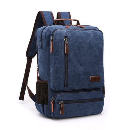Sac à Dos de Voyage Vintage Homme | L'Baroudeur Bleu – vue 4 – Yokabag
