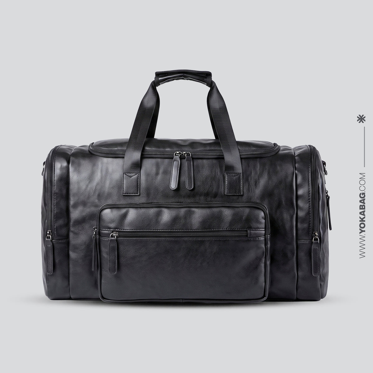 Sac de Voyage Vintage Explorer Noir – vue 2 – Yokabag