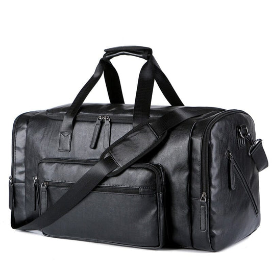 Sac de Voyage Vintage Explorer Noir – vue 2 – Yokabag