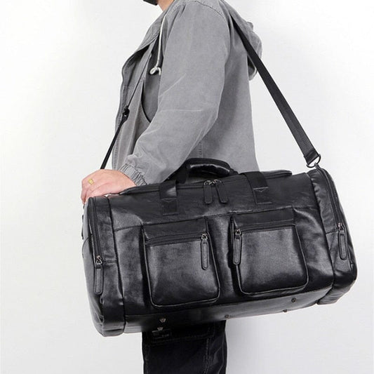 Sac de Voyage Aventure Vintage Marron – vue 2 – Yokabag