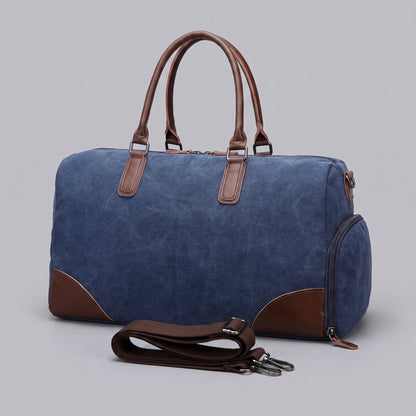 Sac de Voyage Vintage Week-End Rétro Noir – vue 2 – Yokabag