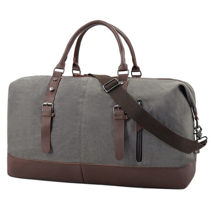 Sac de Voyage Rétro - Weekender Bag Gris – vue 4 – Yokabag