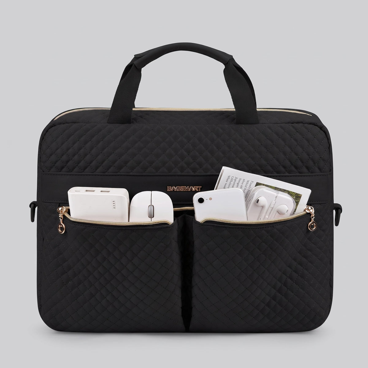Sac Ordinateur Femme - Explorer en Toute Rose – vue 2 – Yokabag