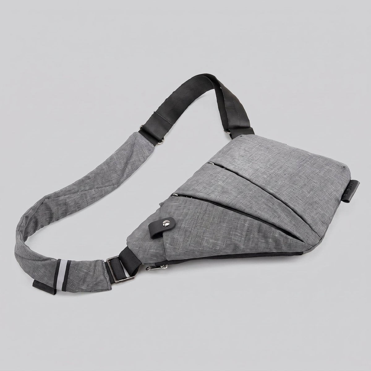 Sac de Voyage Poitrine Homme Sécurisé en Nylon Bleu (Droite) – vue 5 – Yokabag