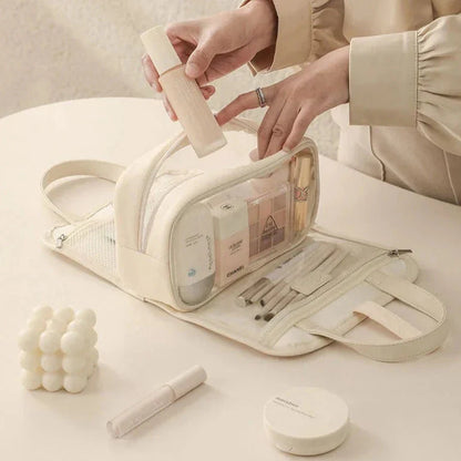 Trousse de Toilette Femme Matelassée 2-en-1 pour Voyage – vue 6 – Yokabag