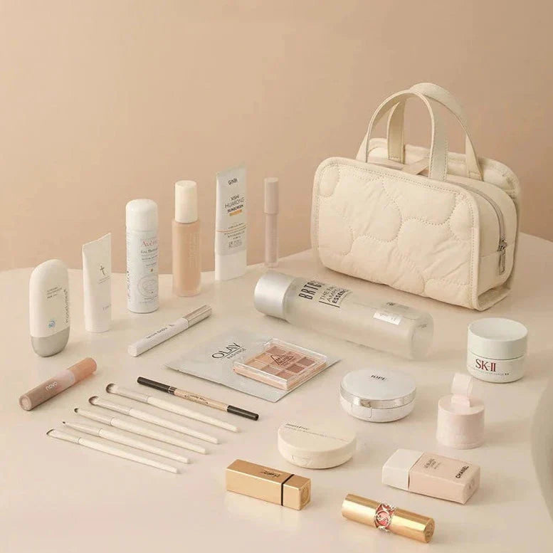 Trousse de Toilette Femme Matelassée 2-en-1 pour Voyage – vue 7 – Yokabag