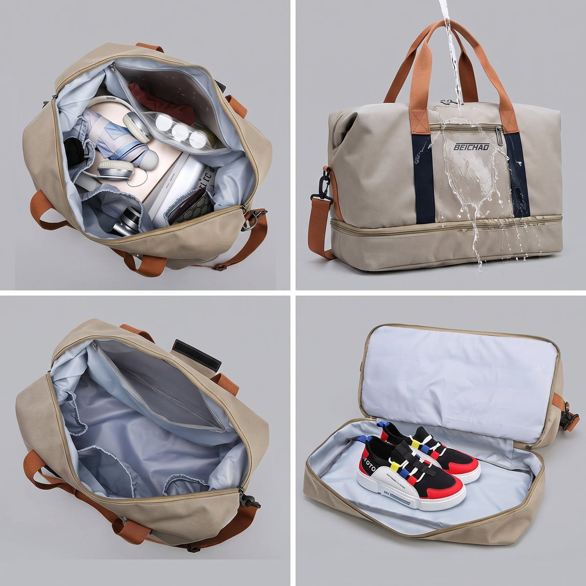 Sac de Voyage avec Compartiment Chaussures Urbanistique – vue 6 – Yokabag