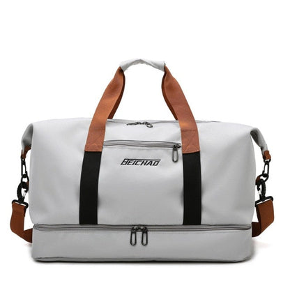 Sac de Voyage avec Compartiment Chaussures Urbanistique Gris – vue 4 – Yokabag