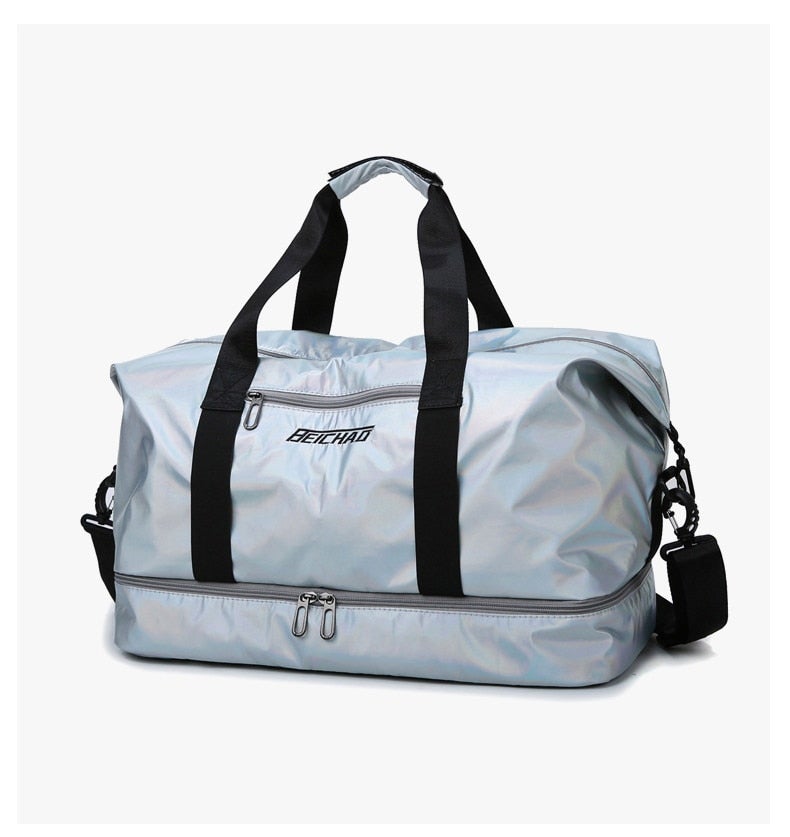 Sac de Voyage avec Compartiment pour Chaussures Noir – vue 3 – Yokabag