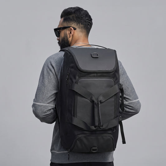 Sac de Voyage Week-End Homme Noir – vue 2 – Yokabag
