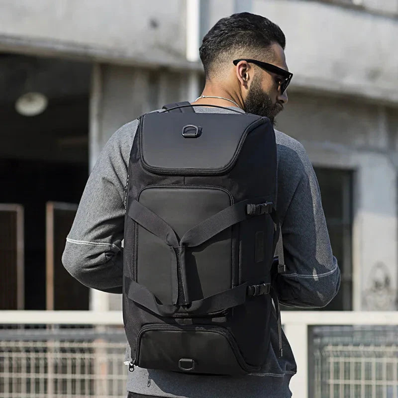 Sac de Voyage Week-End Homme Noir – vue 2 – Yokabag