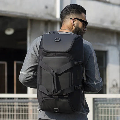 Sac de Voyage Week-End Homme Noir – vue 2 – Yokabag