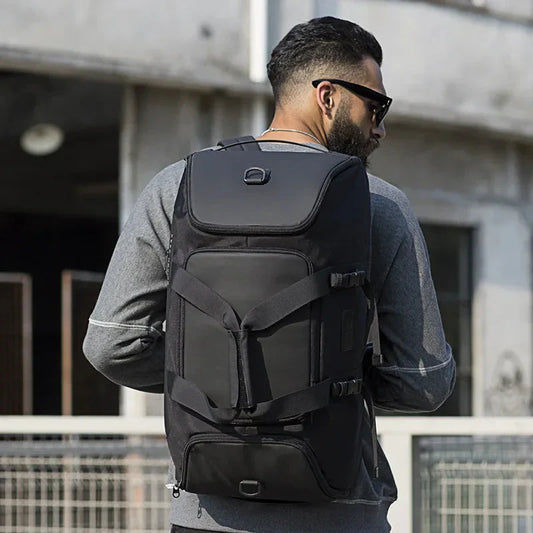 Sac de Voyage Week-End Homme Noir – vue 2 – Yokabag
