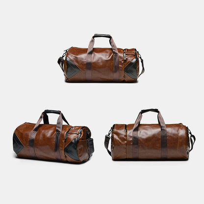 Sac de Voyage Vintage - Duffle Bag Marron – vue 5 – Yokabag