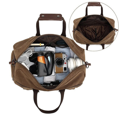 Sac de Voyage Week-End Retro - Ready-to-Go Duffle Bag (40L) Noir – vue 3 – Yokabag