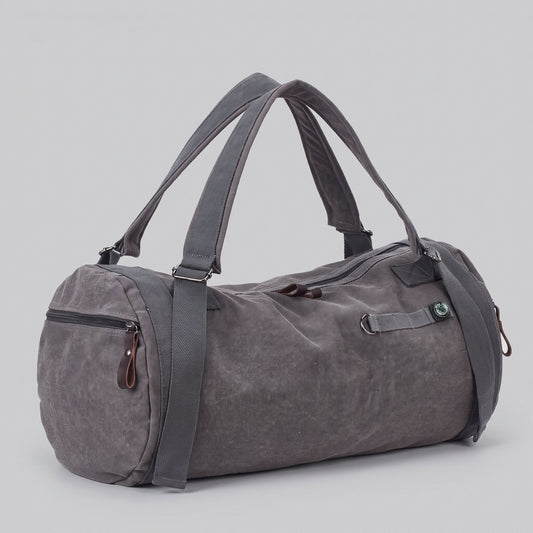 Sac Vintage pour Week-End de Voyage Gris – vue 2 – Yokabag