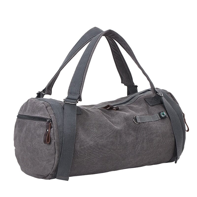 Sac Vintage pour Week-End de Voyage Gris – vue 2 – Yokabag