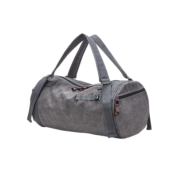 Sac Vintage pour Week-End de Voyage Kaki – vue 3 – Yokabag