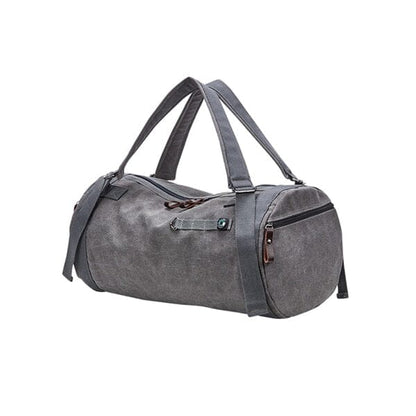 Sac Vintage pour Week-End de Voyage Kaki – vue 3 – Yokabag