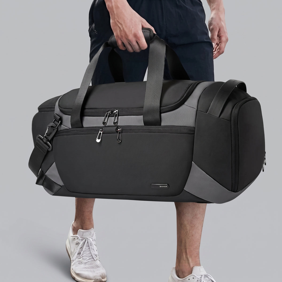 Sac de Voyage Pour Homme Noir – vue 2 – Yokabag