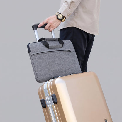 Sacoche Ordinateur de Voyage avec Bandoulière Gris – vue 2 – Yokabag