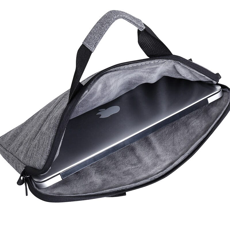 Sacoche Ordinateur de Voyage avec Bandoulière Gris – vue 4 – Yokabag
