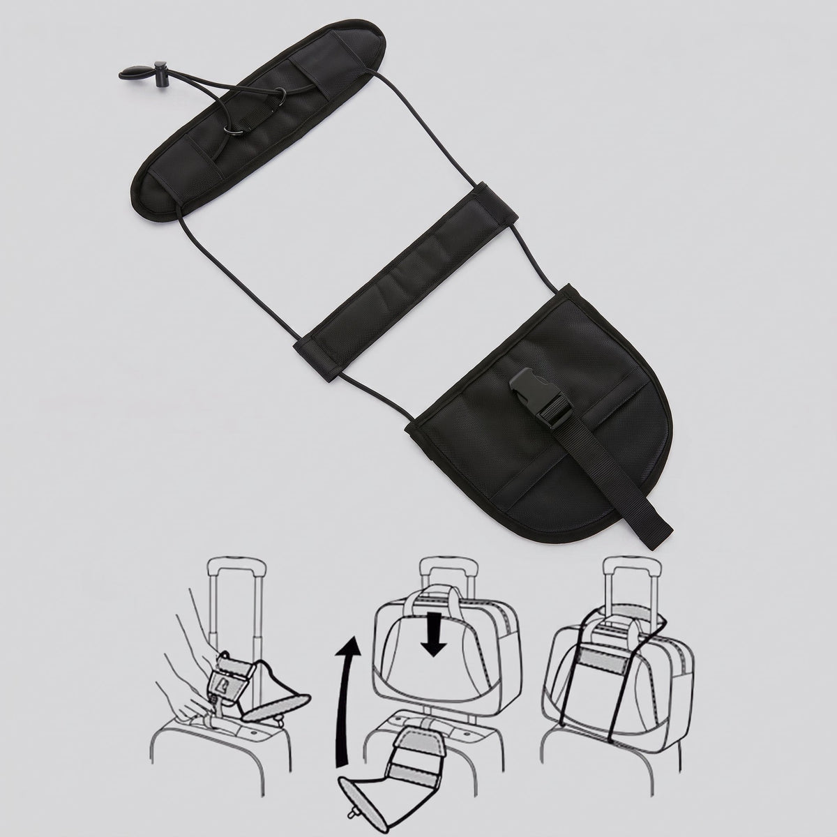 Sangle Bagage - Fixation Sac de Voyage – vue 3 – Yokabag