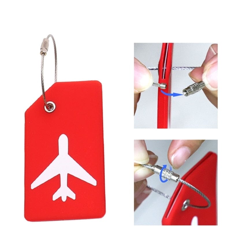 Sangle de Valise & Porte-Étiquette Bagage Avion – vue 2 – Yokabag