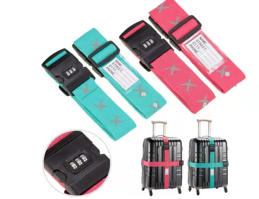 Sangle Valise - Design Aviateur Turquoise – vue 3 – Yokabag