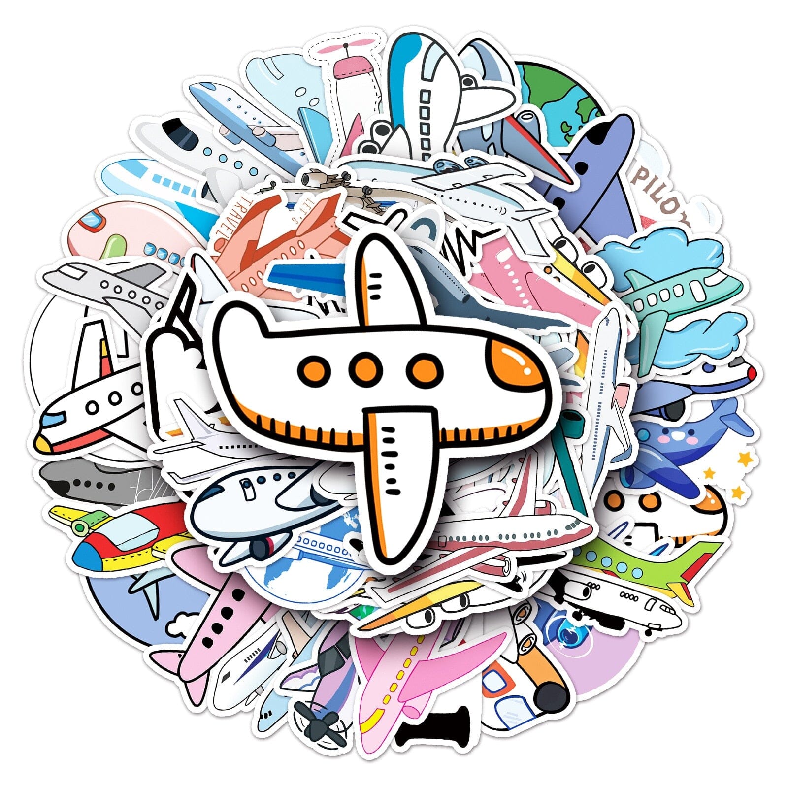 Stickers Valise - (Pack de 50)