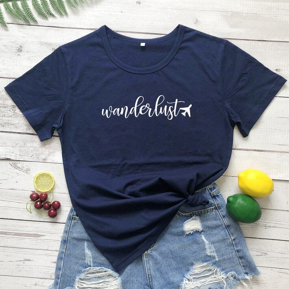T-Shirt Avion pour Femme Blanc – vue 9 – Yokabag