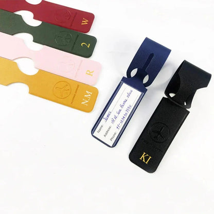 Tag Bagage Personnalisé - Voyager en Avion Rouge – vue 4 – Yokabag