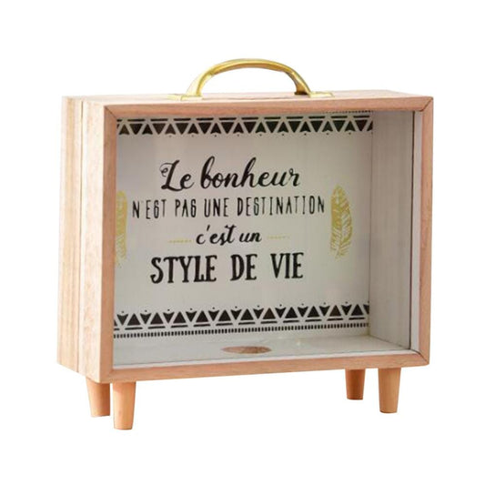 Tirelire de Voyage - Style Explorer – vue 2 – Yokabag