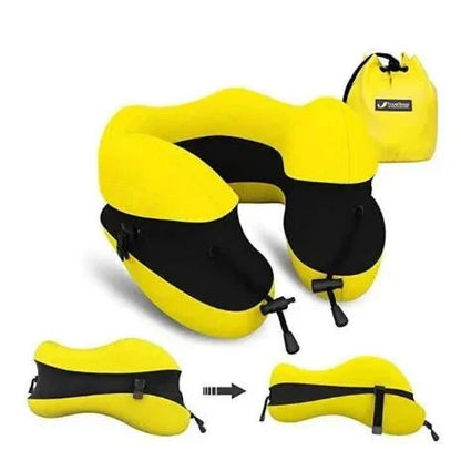 Tour de Cou Avion Confort Voyage Jaune – vue 5 – Yokabag