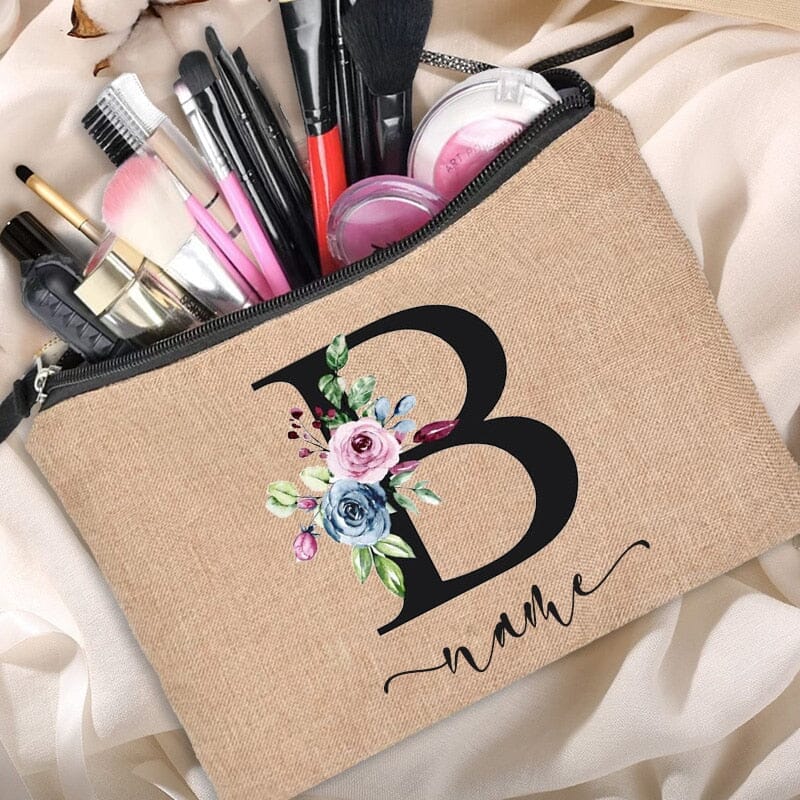 Trousse de Maquillage Personnalisée - Le Monde à mes Pieds C – vue 3 – Yokabag