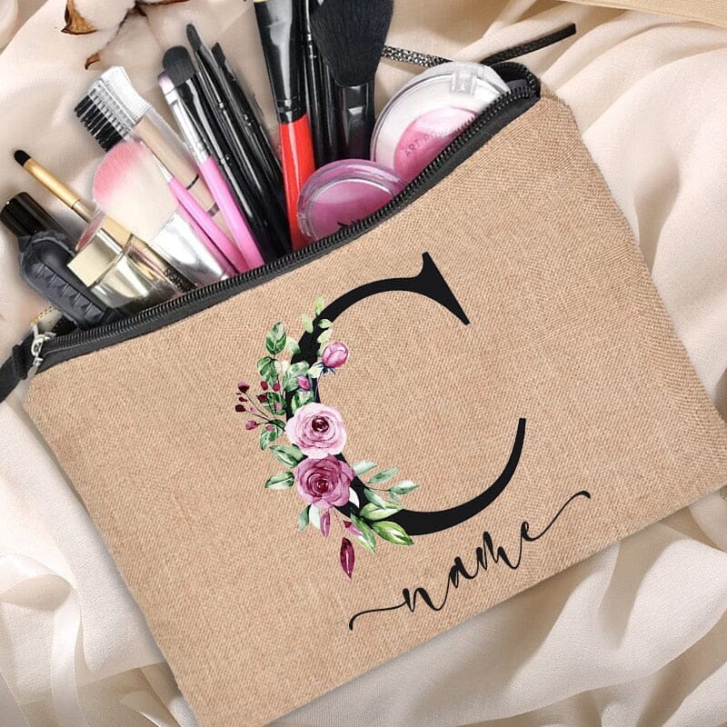 Trousse de Maquillage Personnalisée - Le Monde à mes Pieds D – vue 4 – Yokabag