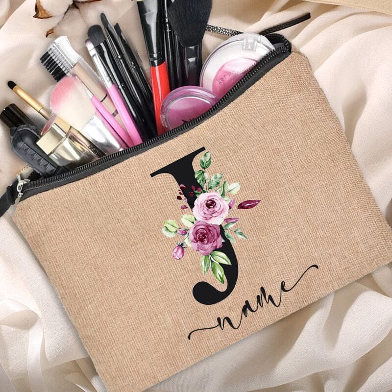 Trousse de Maquillage Personnalisée - Le Monde à mes Pieds K – vue 11 – Yokabag