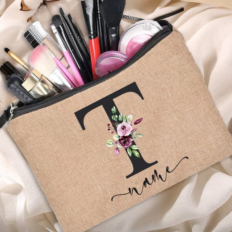 Trousse de Maquillage Personnalisée - Le Monde à mes Pieds U – vue 21 – Yokabag