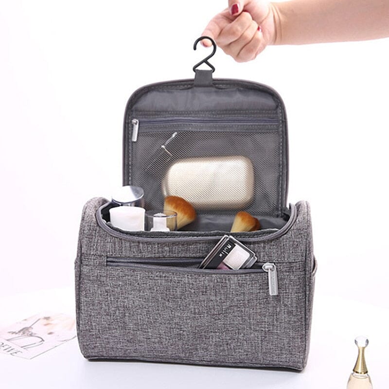 Trousse de Toilette à Suspendre - Explorez en Toute Bleu Marine – vue 2 – Yokabag