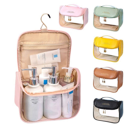 Trousse de Toilette à Suspendre Femme - Exclusivement Voyage & Transparente