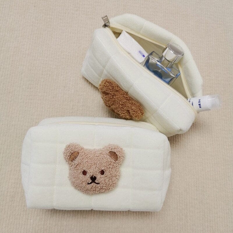 Trousse de Toilette Bébé & Enfant Beige & Rose – vue 3 – Yokabag