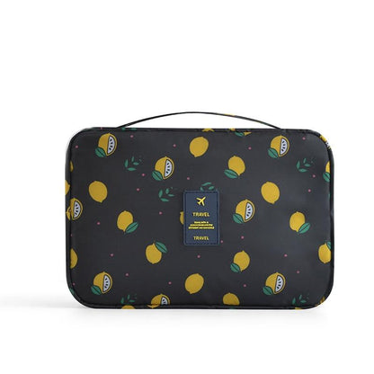 Trousse de Toilette de Voyage Citrons Gris – vue 2 – Yokabag