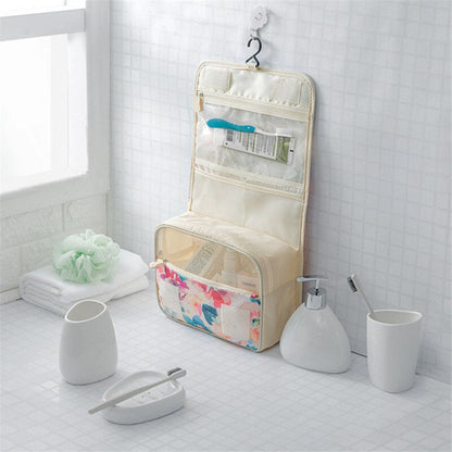 Trousse de Toilette de Voyage Fleurs Colorées en – vue 2 – Yokabag
