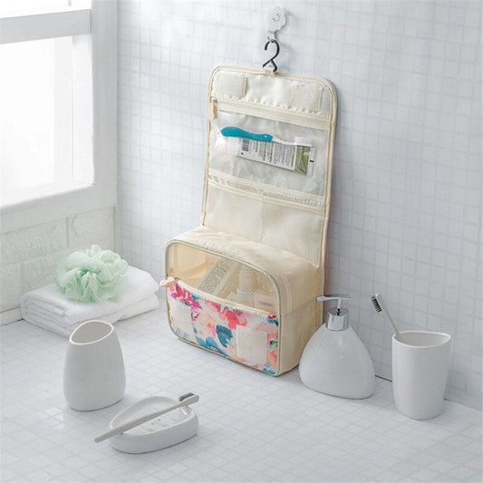 Trousse de Toilette de Voyage Fleurs Colorées en – vue 2 – Yokabag